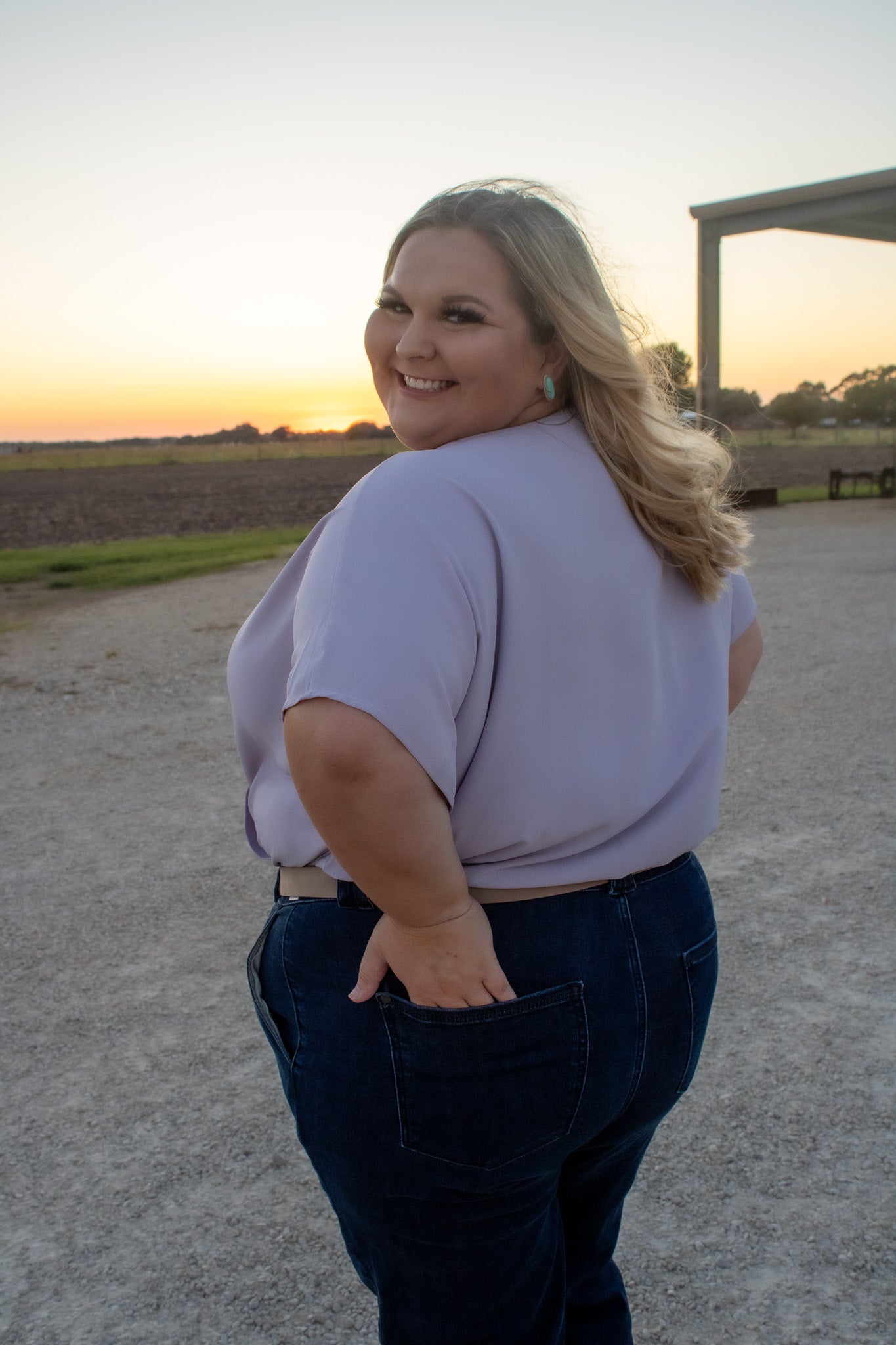 Plus Size Surplice Bodysuit