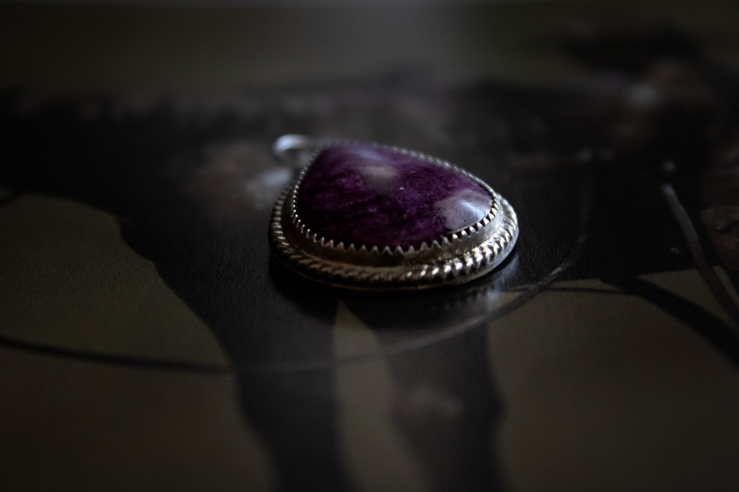 Purple Spiny Oyster Pendant