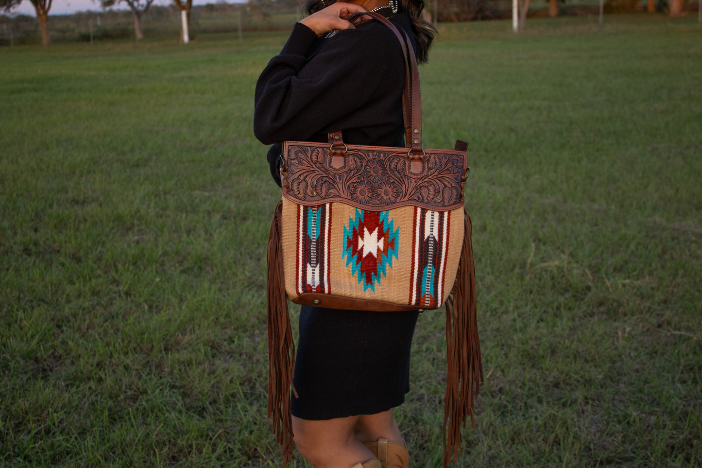 Lucy Saddle Blanket Purse
