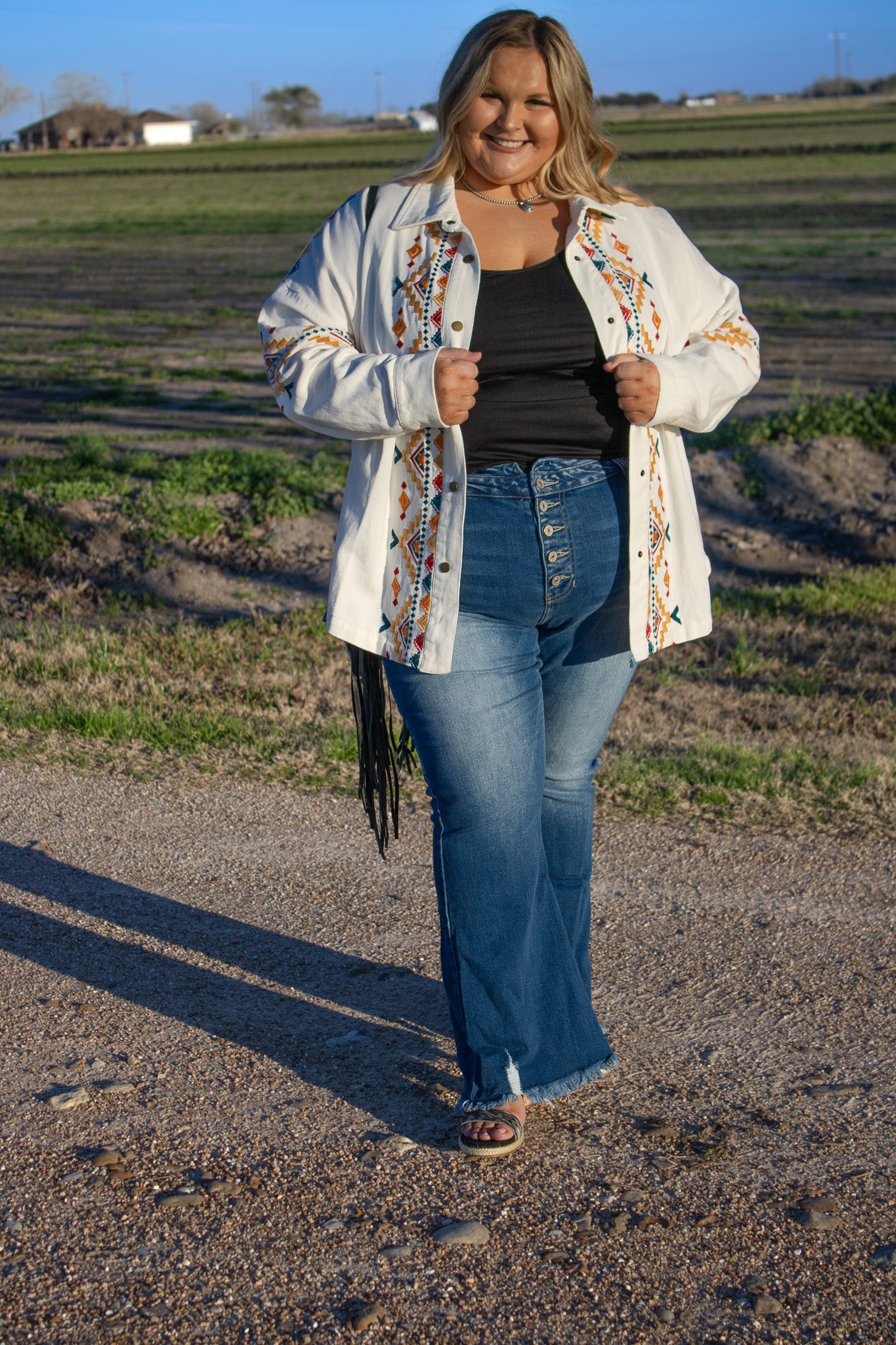 Allie Aztec Jacket - Plus