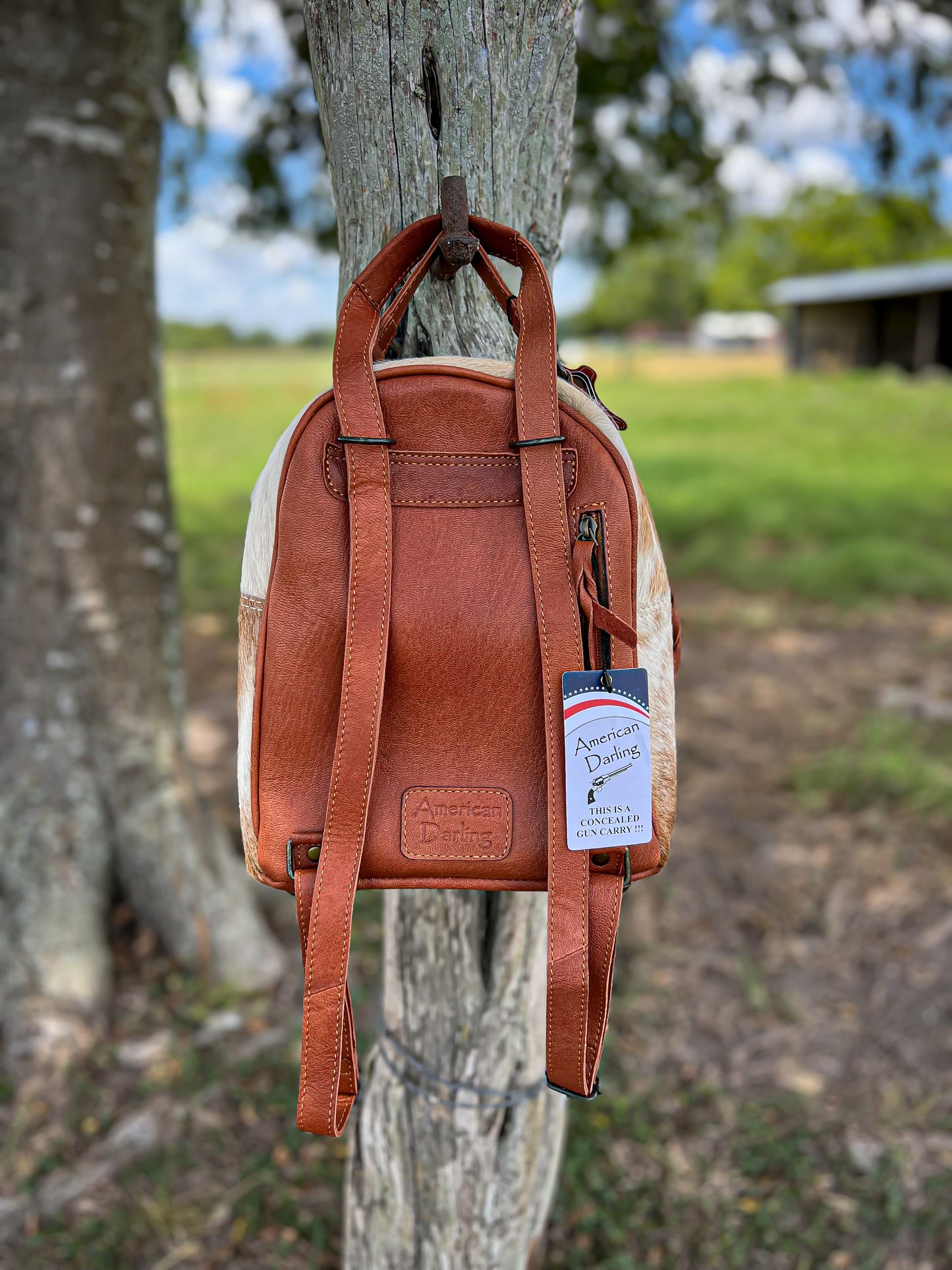 Swiss Brown Concealed Carry Backpack
