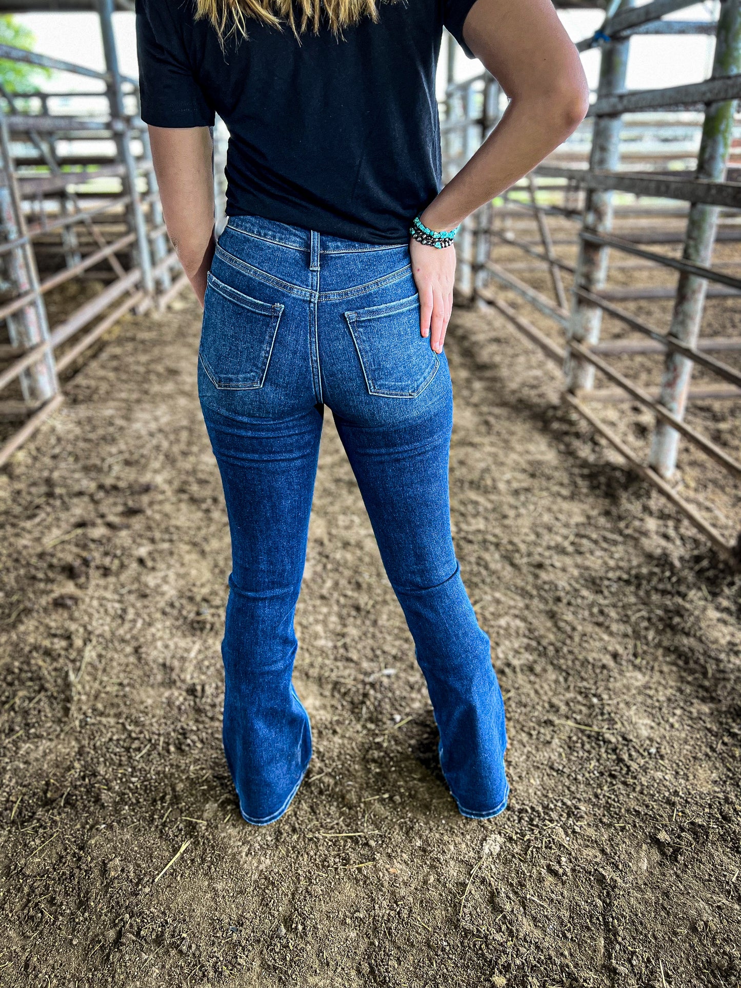 Terrie High Rise Flare Jeans