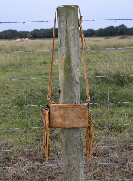 Eve Tan Cowhide Crossbody