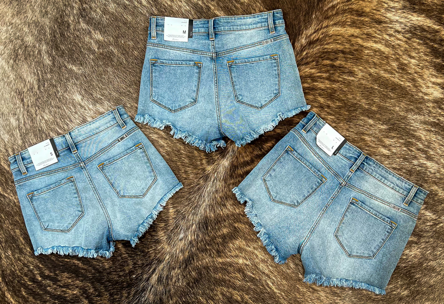 Kancan High Rise Denim Shorts